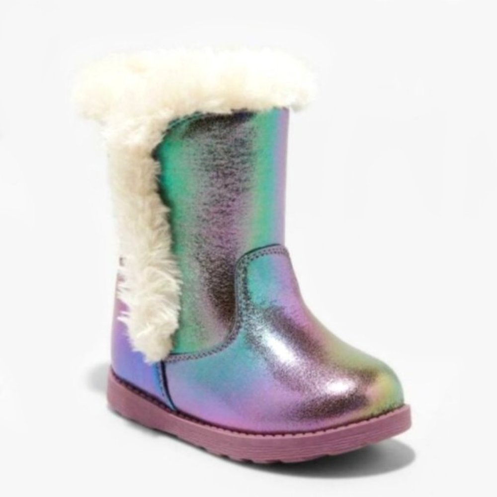 NWT Toddle Girl's Katrina Shearling Winter Boots
